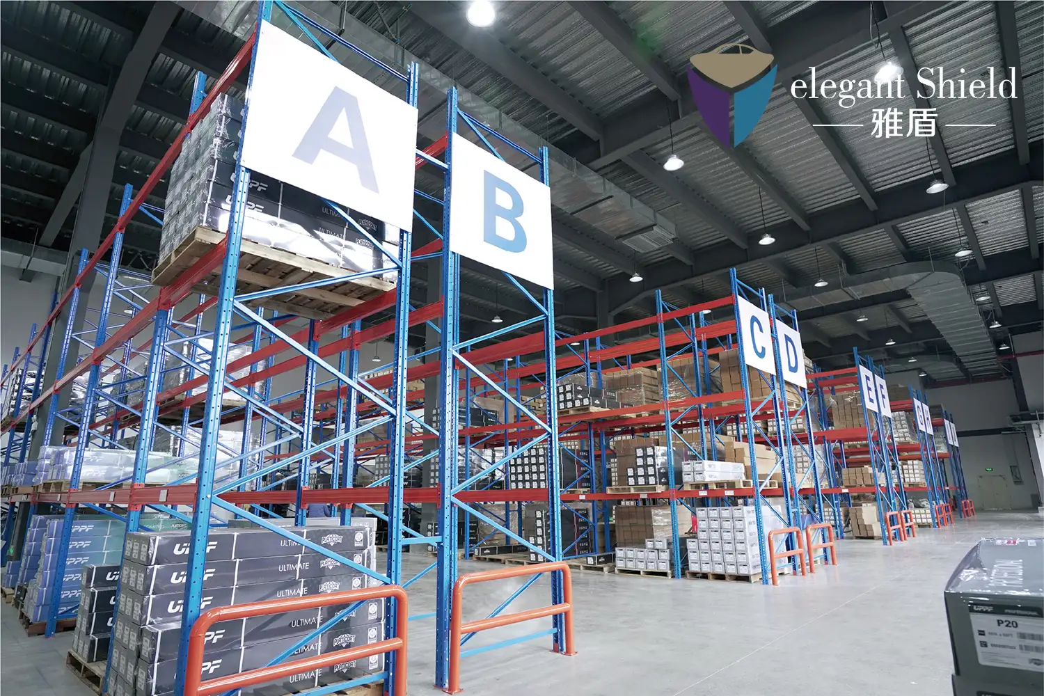 Warehouse and palletizing