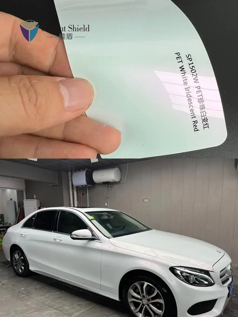 Pearl White to Pink